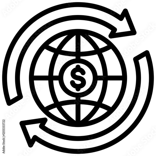 Globalization Outline Icon
