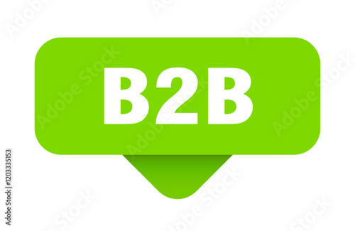 b2b sticker. b2b sign on transparent background