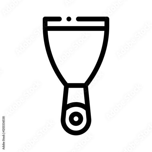 scraper line icon