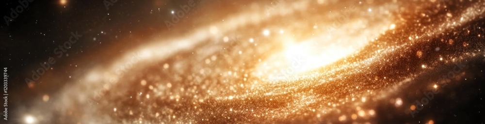 This mesmerizing cosmic view showcases a vibrant swirling galaxy surrounded by glowing particles and distant stars. The stunning details capture the beauty and vastness of space This mesmerizing cosmic view showcases a vibrant swirling galaxy surrounded by glowing particles and distant stars. The stunning details capture the beauty and vastness of space