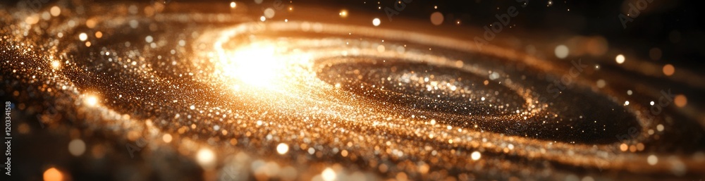 This mesmerizing cosmic view showcases a vibrant swirling galaxy surrounded by glowing particles and distant stars. The stunning details capture the beauty and vastness of space This mesmerizing cosmic view showcases a vibrant swirling galaxy surrounded by glowing particles and distant stars. The stunning details capture the beauty and vastness of space