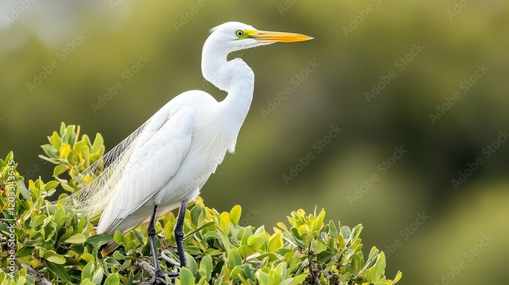 A white bird sitting on top of a tree branch A white bird sitting on top of a tree branch