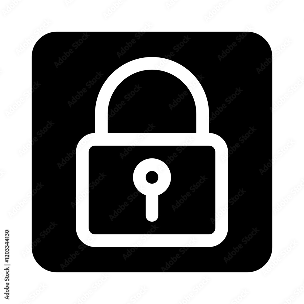 lock glyph icon lock glyph icon