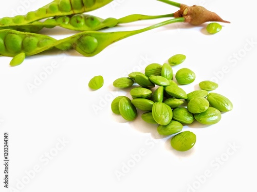 Wallpaper Mural Petai isolated on white background  Torontodigital.ca