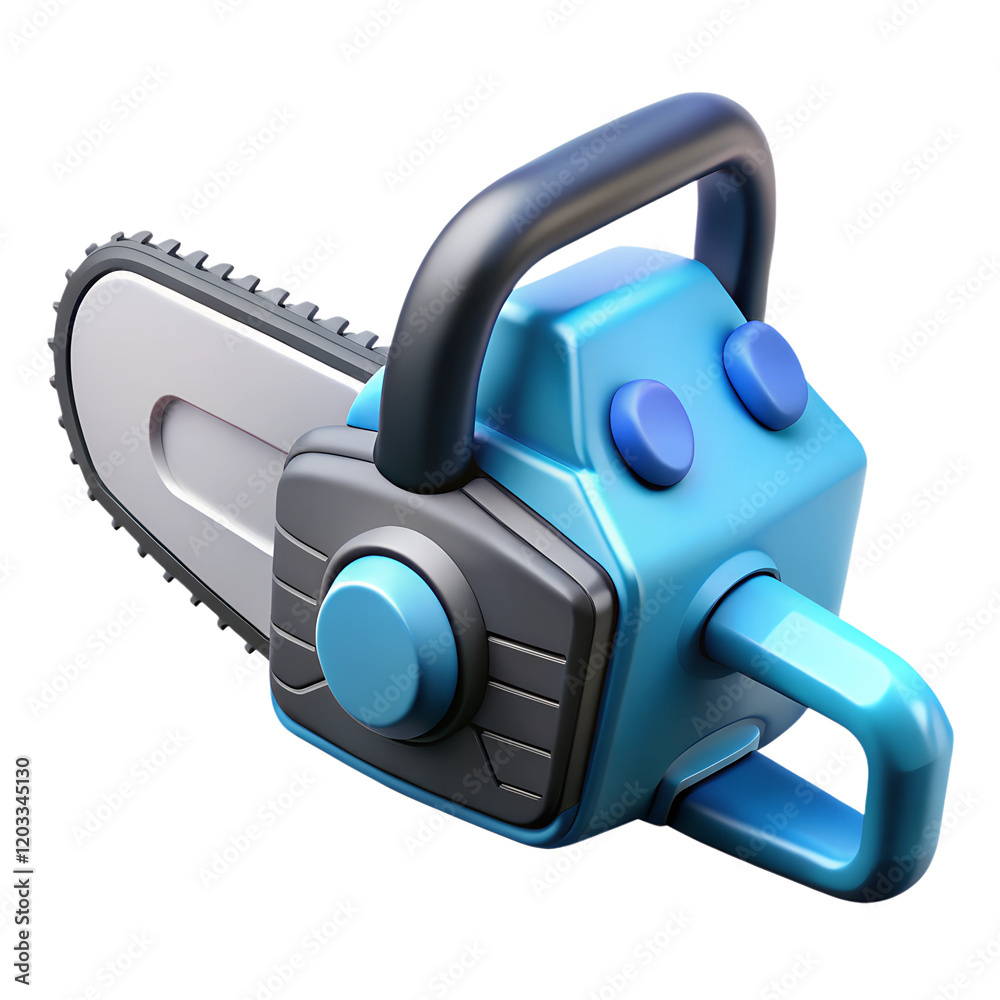Chainsaw 3D object. Chainsaw 3D object.