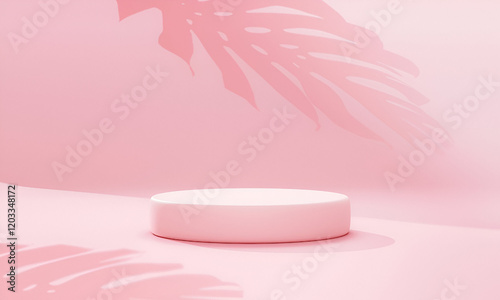 Minimalist pink background with soft gradient tones for modern design projects.