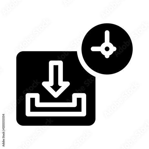 download glyph icon
