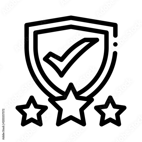 check star line icon