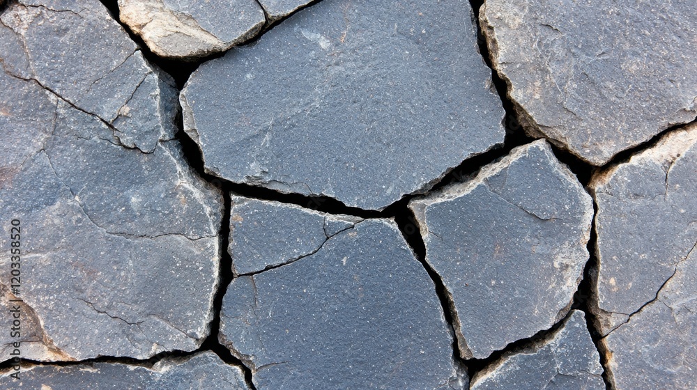 Obraz premium a close up of a crack in the ground