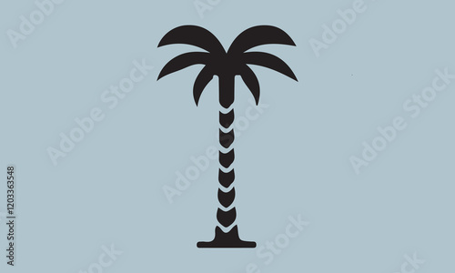 palm tree summer logo template vector illustration, flyer, Hand drawn lettering phrase, svg Files for Cutting Cricut and Silhouette, EPS 10