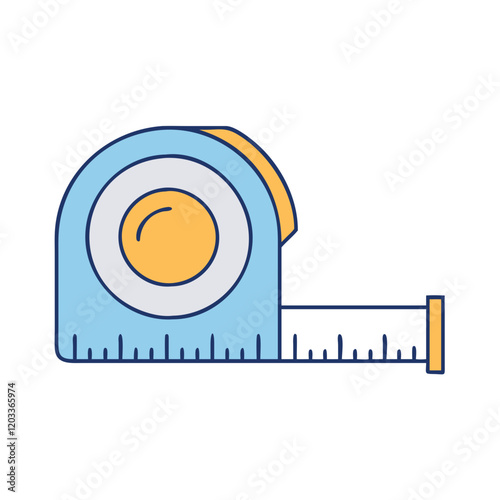 measuring tape icon, measuring tape vector illustration-simple illustration of measuring tape, perfect for measuring tape logos and icons