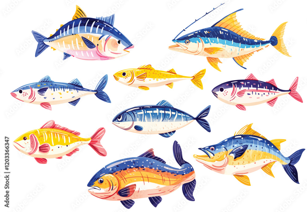 Fototapeta premium Fish Species