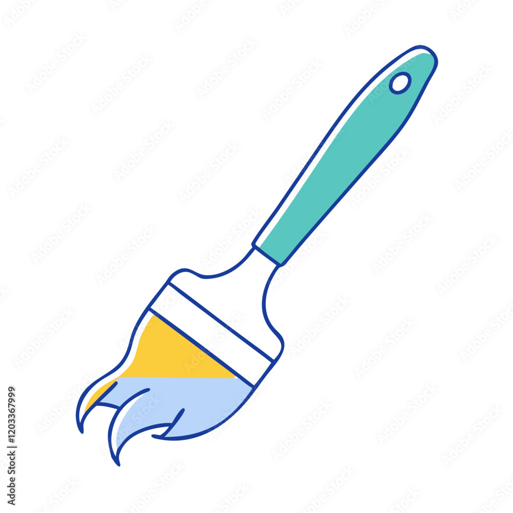 Obraz premium brush stroke icon, brush stroke vector illustration-simple illustration of brush stroke, perfect for brush stroke logos and icons