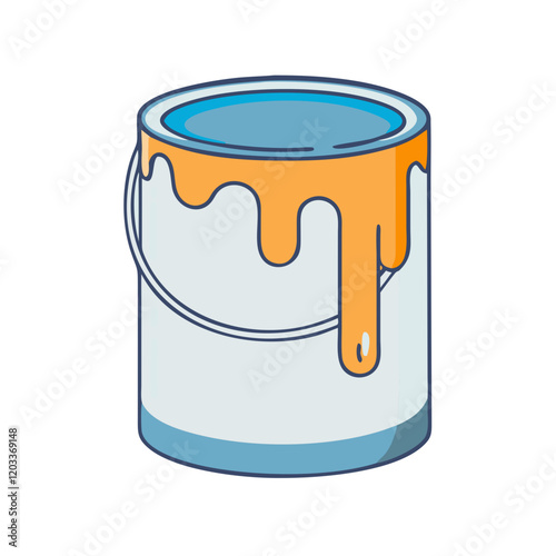 paint can icon, paint can vector illustration-simple illustration of paint can, perfect for paint can logos and icons