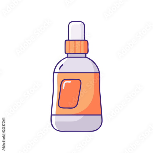 varnish bottle icon, varnish bottle vector illustration-simple illustration of varnish bottle, perfect for varnish bottle logos and icons
