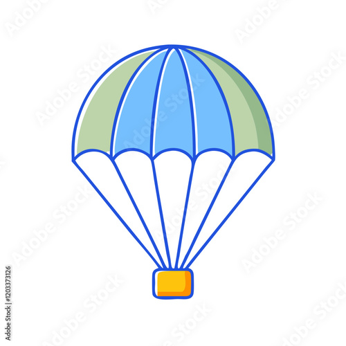 battle royale parachute icon, battle royale parachute vector illustration-simple illustration of battle royale parachute, perfect for battle royale parachute logos and icons