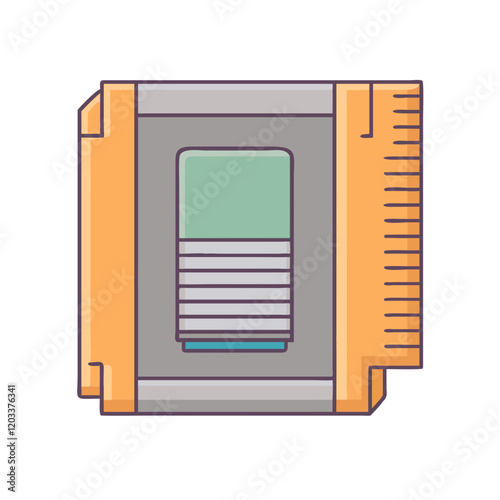 retro game cartridge icon, retro game cartridge vector illustration-simple illustration of retro game cartridge, perfect for retro game cartridge logos and icons