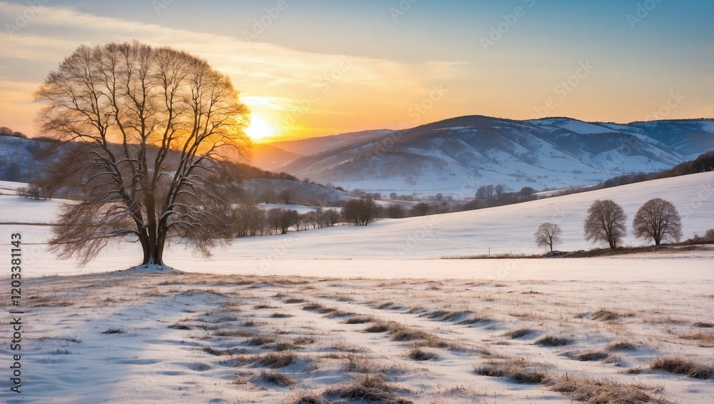 winter landscape with snow winter landscape with snow