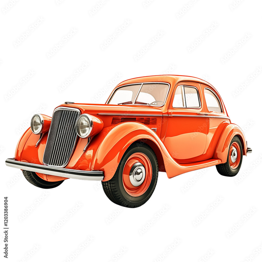 3D Automobile Rendering Against White Background 3D Automobile Rendering Against White Background