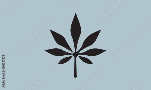 Sativa and indica Silhouette illustration Vector Art on White Background, Calligraphy t shirt design, card, flyer, Hand drawn lettering phrase, svg Files for Cutting Cricut and Silhouette, EPS 10