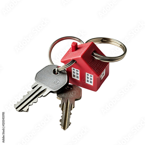 House keys keyring homeownership new home real estate