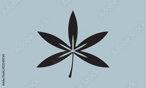 Sativa and indica Silhouette illustration Vector Art on White Background, Calligraphy t shirt design, card, flyer, Hand drawn lettering phrase, svg Files for Cutting Cricut and Silhouette, EPS 10