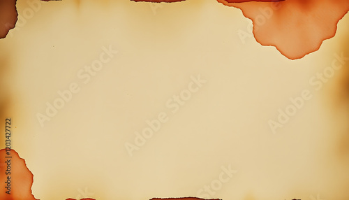 The corner of the paper is folded. Old abstract paper, weathered grunge paper with plenty of space for text or copy, watercolor, with white tones