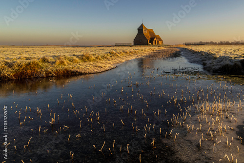 Lonely Church on the Kent Marsh