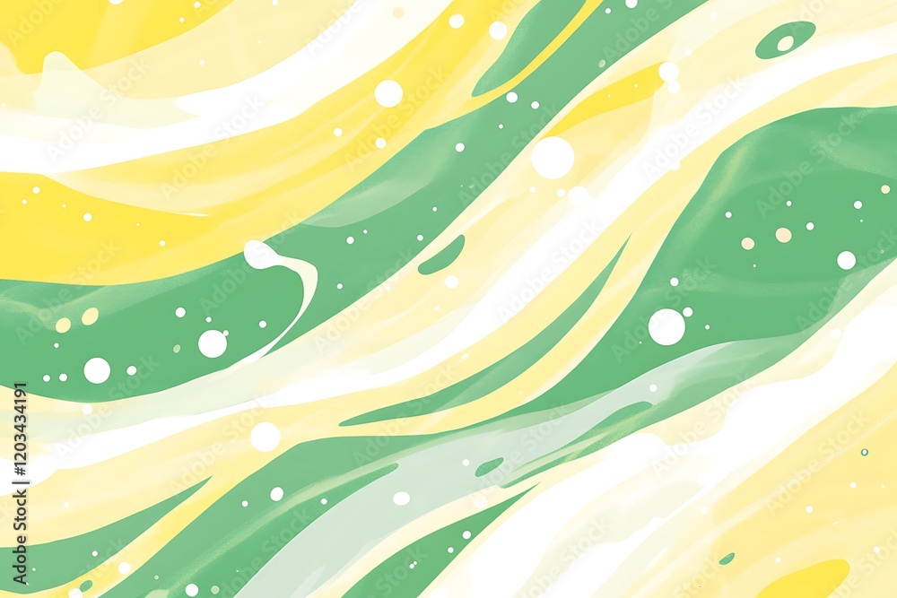 Abstract Colorful Yellow and Green Background Design Abstract Colorful Yellow and Green Background Design