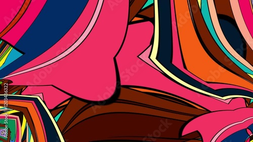 Colorful abstract psychedelic fluid background for summer music festival