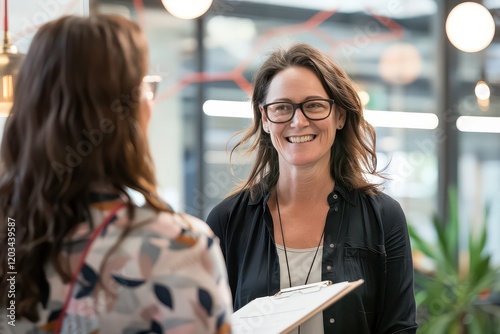 Friendly Manager Conducting One-on-One Interview