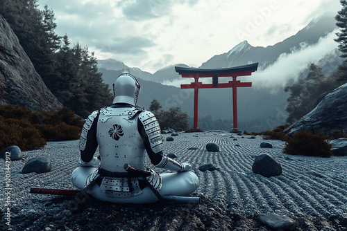 Legendary samurai depicted in dramatic battle scenes and serene landscapes