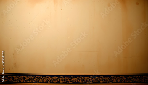 Vintage Background Wallpaper with Grit and Grain Effects and Decorative Border, close-up, with white tones