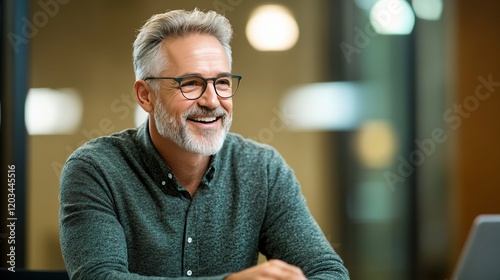Financial advisor engaging with clients, planning for retirement investments, fostering friendly and positive relationships, professional guidance