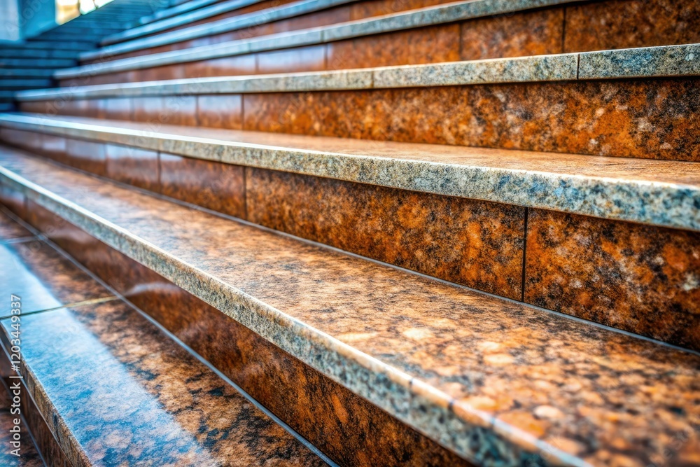 Luxurious granite staircase texture, a perfect closeup for high-fashion photography backgrounds. Luxurious granite staircase texture, a perfect closeup for high-fashion photography backgrounds.