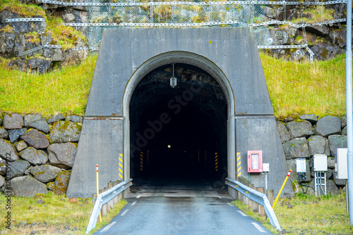 Trollanes Tunnel - Faroe Islands photo