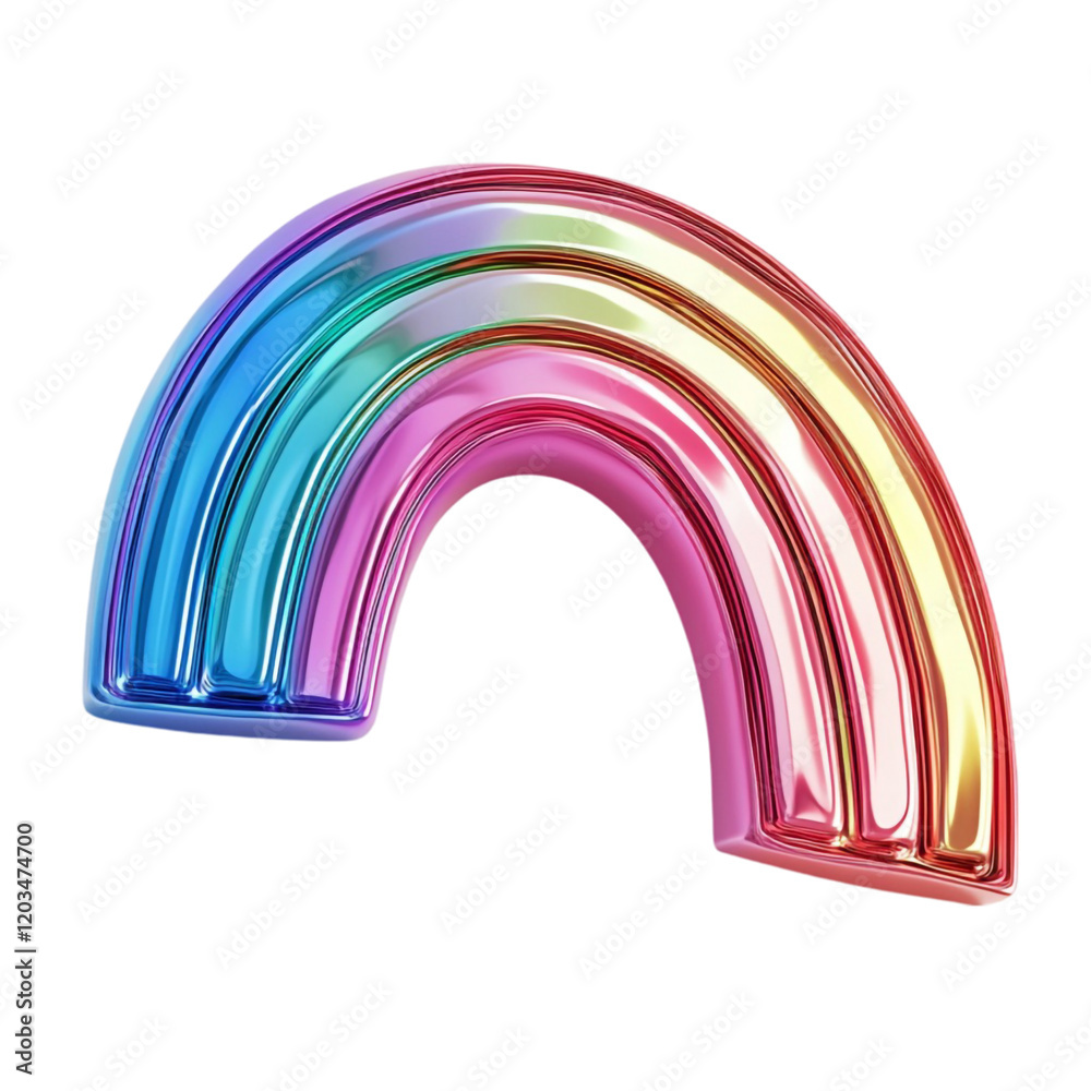 Rainbow arch vibrant colors abstract art digital painting Rainbow arch vibrant colors abstract art digital painting