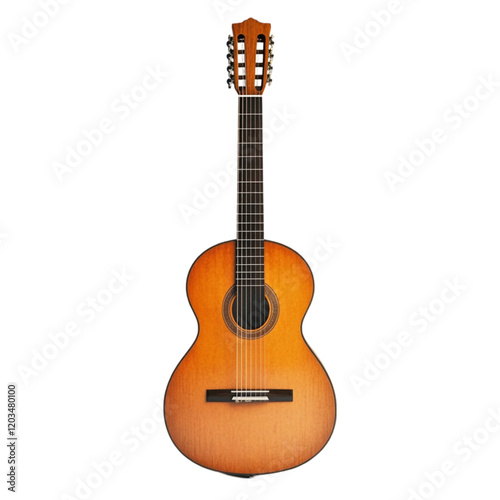 Classic Wooden Acoustic Guitar Musical Instrument photo