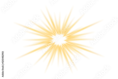 Gold glow light effect. Starlight sparkle. Light flare effect shine glow. Light PNG. shining sun, effects sunlight, Glowing design elements