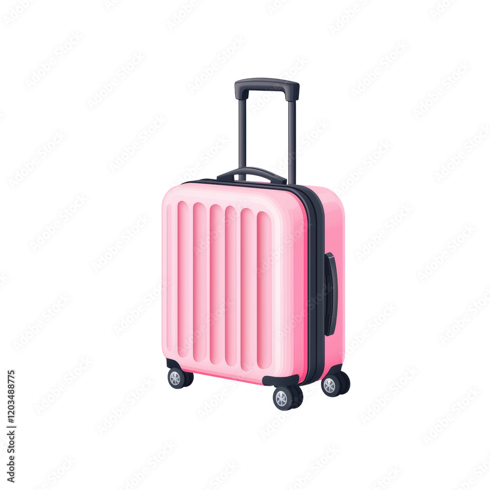 Pastel Pink Minimal Design Travel Suitcase for Modern Lifestyle Pastel Pink Minimal Design Travel Suitcase for Modern Lifestyle