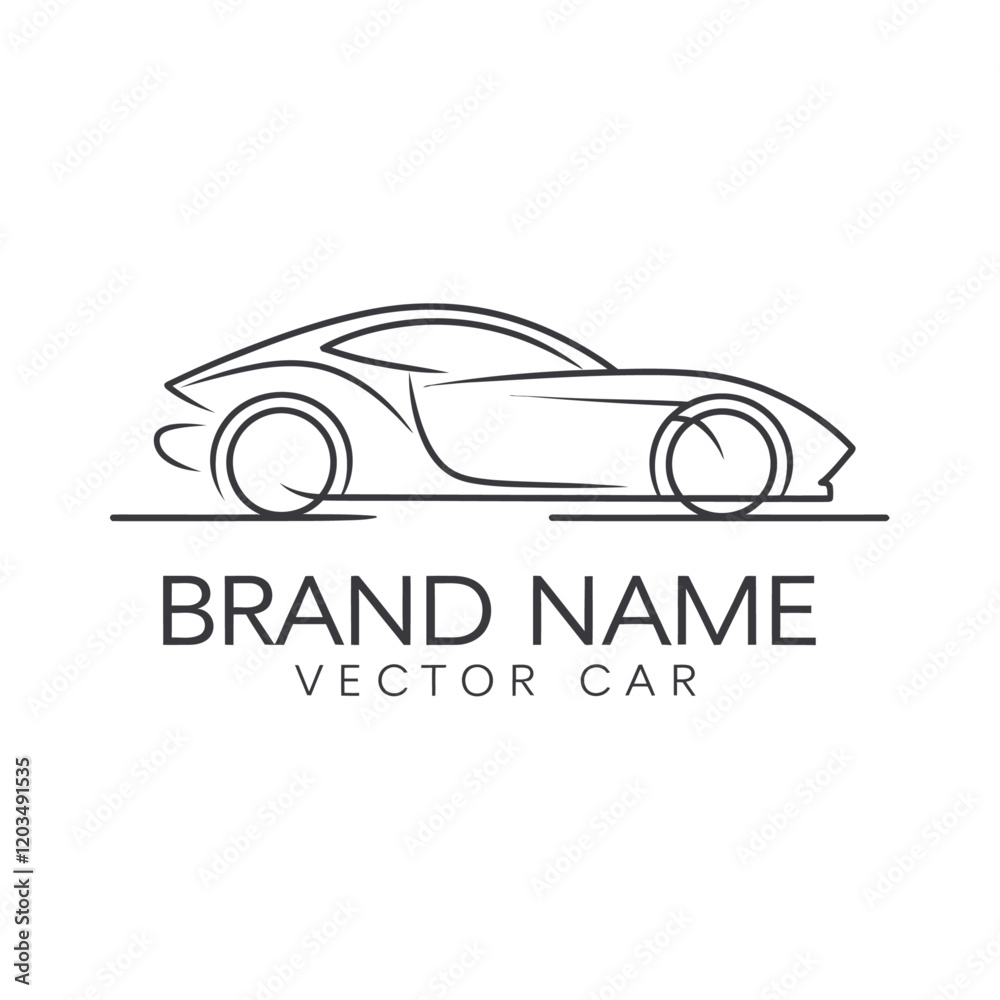 Fototapeta premium car logo design