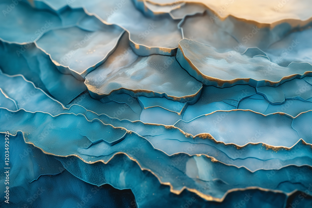 custom made wallpaper toronto digitalAbstract background depicting blue geological layers