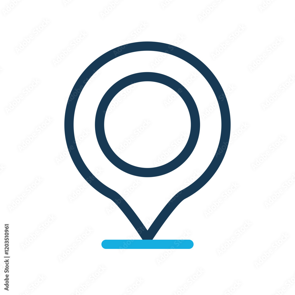 Pin Holder Icon Color Outline Style Pin Holder Icon Color Outline Style