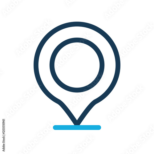 Free Download Pin Holder Icon Color Outline Style - GFXLoad