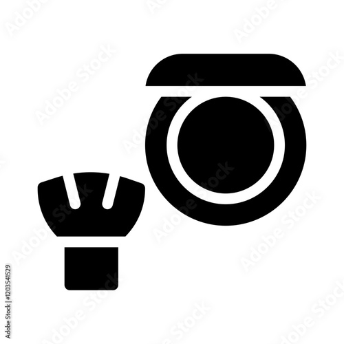 blush glyph icon