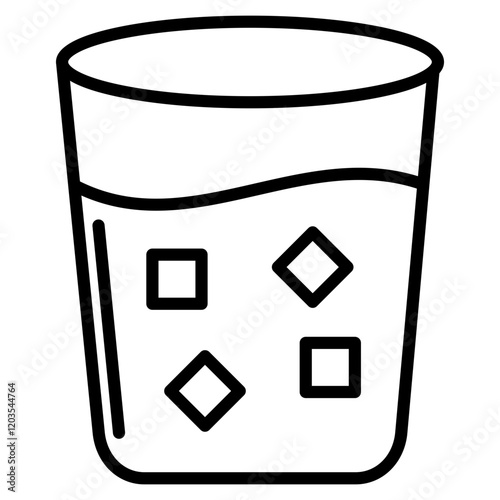 drink water single icon