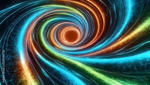 abstract background with spiral 