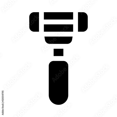 razor glyph icon