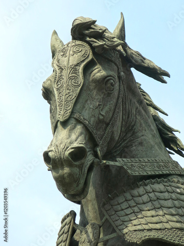 Canvas Print monument to Dmitry Donskoy in Kolomna