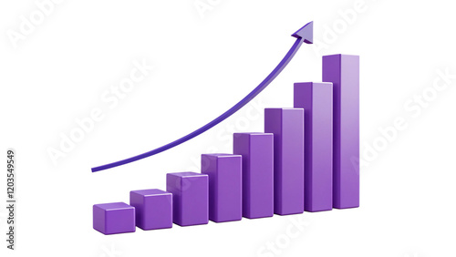 Free Download  growth, success, and upward trends isolated on white - GFXLoad